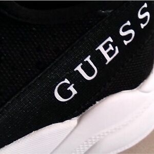 GUESS SOCK BLACK RHINESTONE SHOES